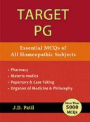 Target PG – Essential MCQs Of All Homeopathic Subjects