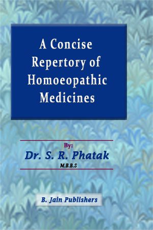 A Concise Repertory of Homoeopathic Medicines