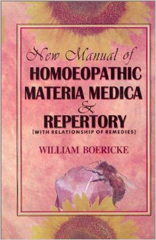 New Manual of Homoeopathic Materia Medica and Repertory