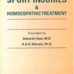 پشت جلد کتاب آسیب های ورزشی | درمان هومیوپاتی و درمان رایج