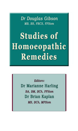 Gibson Studies of Homoeopathic Remedies | هومیوپاتی گیبسون