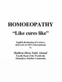Homoeopathy- Like Cures Like