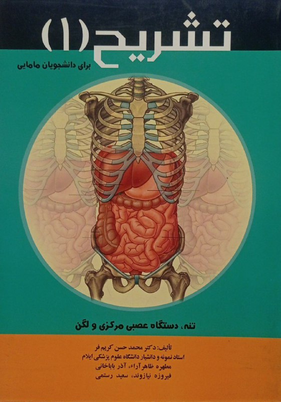 کتاب آناتومی تشریح (1) - برای دانشجویان مامایی | تنه دستگاه عصبی مرکزی و لگن