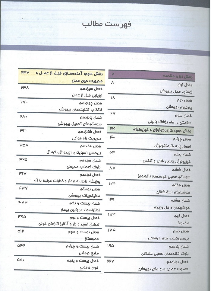 اصول بیهوشی میلر 2023 | نشر حیدری - Image 3