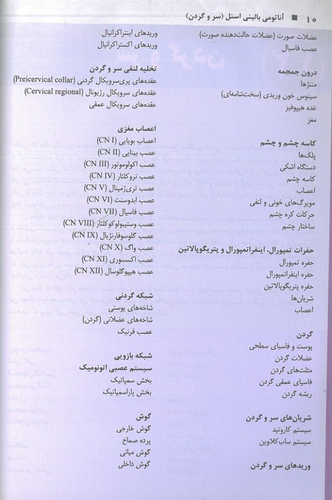 آناتومی اسنل سروگردن 2019 | ترجمه دکتر عمیدی