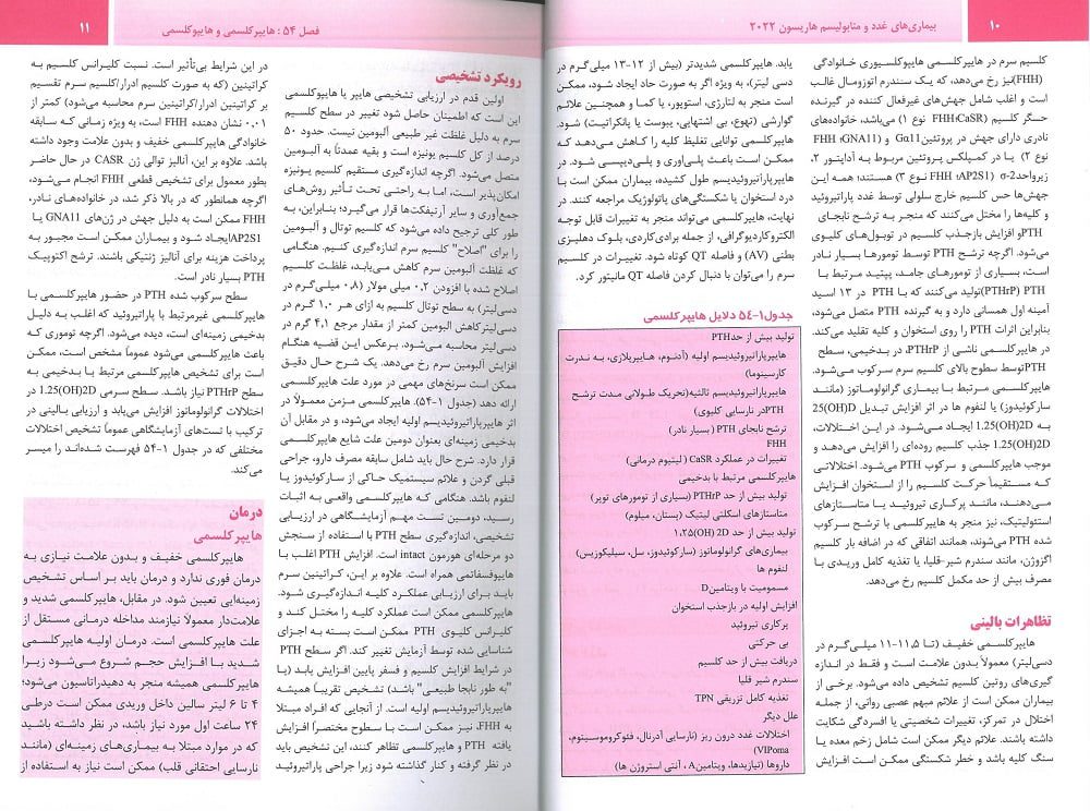 متن ترجمه کتاب هاریسون غدد 2022 از نشر آرتین طب
