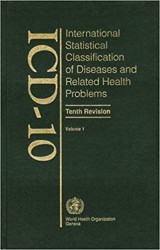ICD 10 International Statistical Classification of Diseases and Related Health Problems