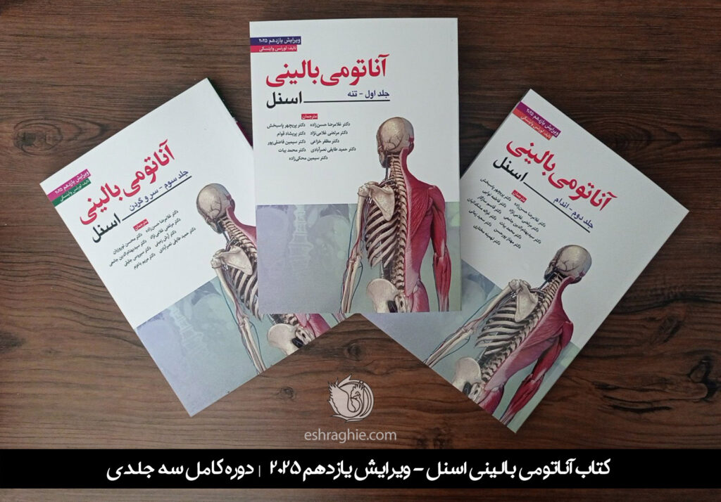 ترجمه کامل آناتومی بالینی اسنل - ویرایش 2025 | دوره کامل سه جلدی