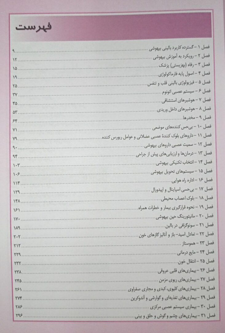 کتاب خلاصه بیهوشی میلر 2023