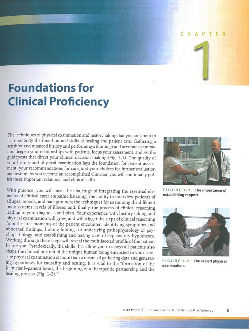 صفحه اول کتاب افست زبان اصلی روش گرفتن شرح حال و معاینه بالینی باربارابیتز 2020