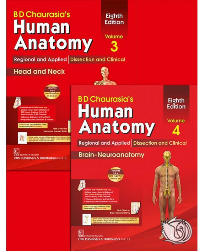 Chaurasia's Human Anatomy - Volume 3.4 : Regional and Applied Dissection | کتاب آناتومی چوراسیا 2019