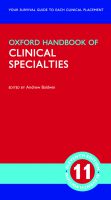 Oxford Handbook Of Clinical Specialties 2021 | 11th Edition