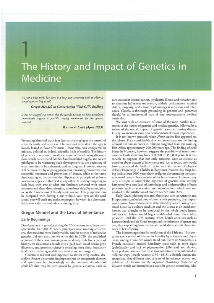 Emery's Elements of Medical Genetics and Genomics 16th edition