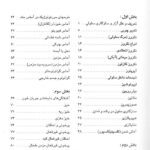 فهرست کتاب آسیب عملی دکتر بهادری نشر چهر