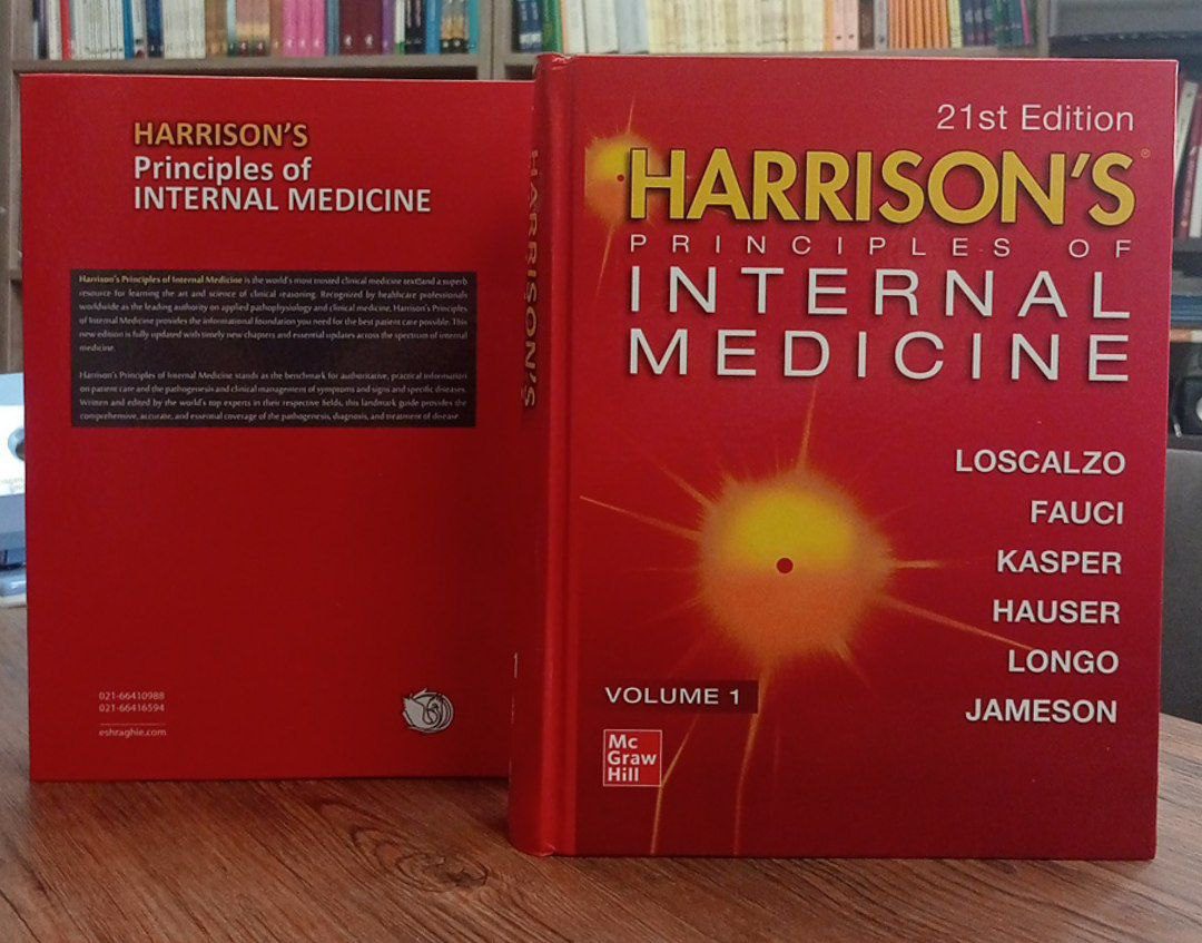 کتاب افست زبان اصلی طب داخلی هاریسون 2022 - نمونه جلد و چشت جلد