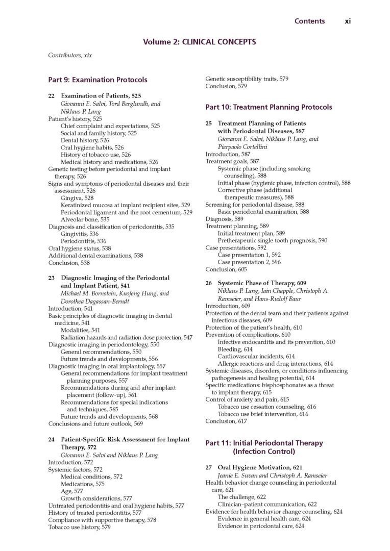 LINDHE’S Clinical Periodontology and Implant Dentistry 2022