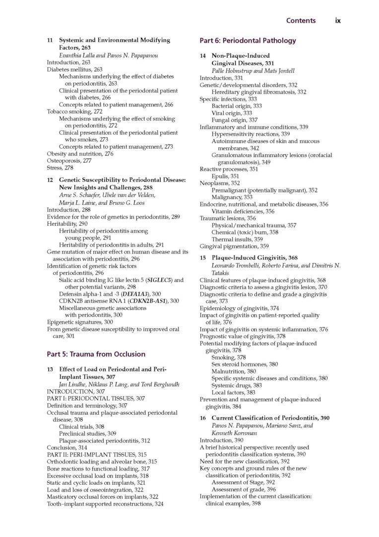 LINDHE’S Clinical Periodontology and Implant Dentistry 2022