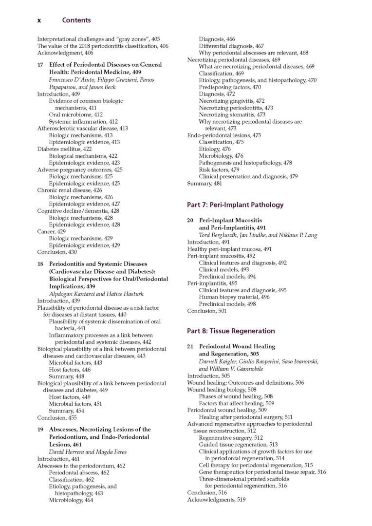 LINDHE’S Clinical Periodontology and Implant Dentistry 2022