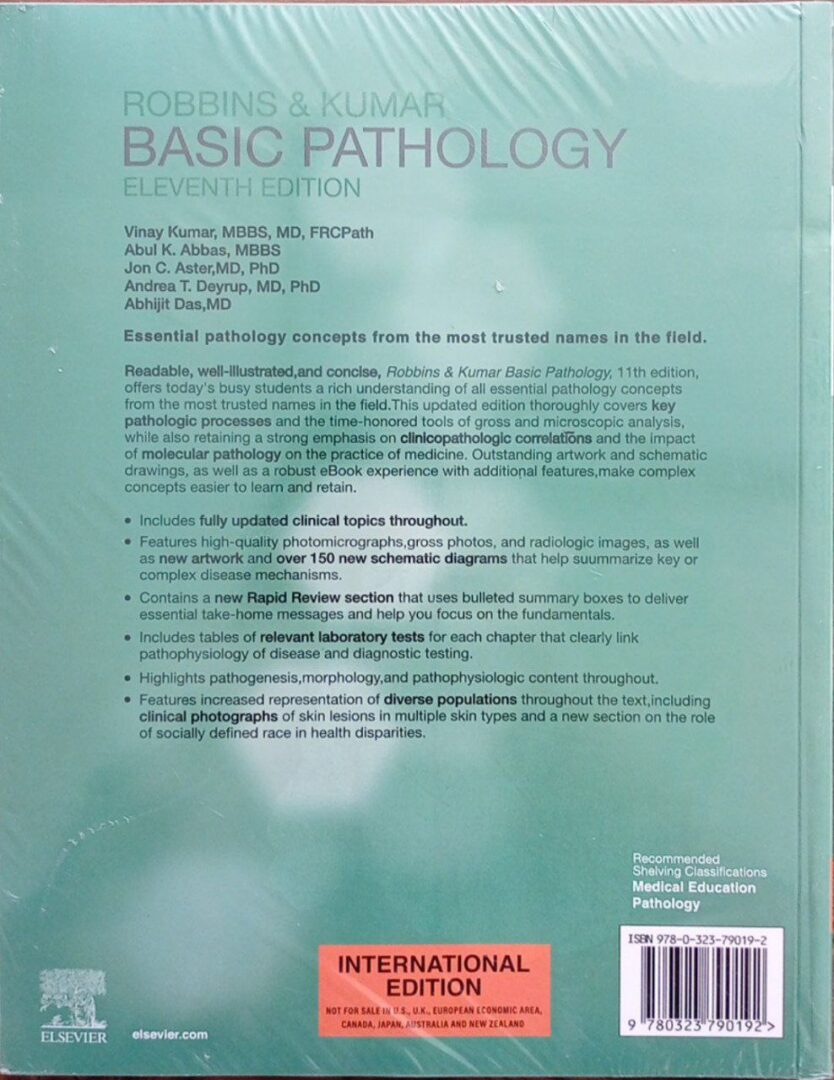 Robbins & Kumar Basic Pathology 11th edition | پاتولوژی رابینز 2023 (چاپ ارجینال) - Image 10