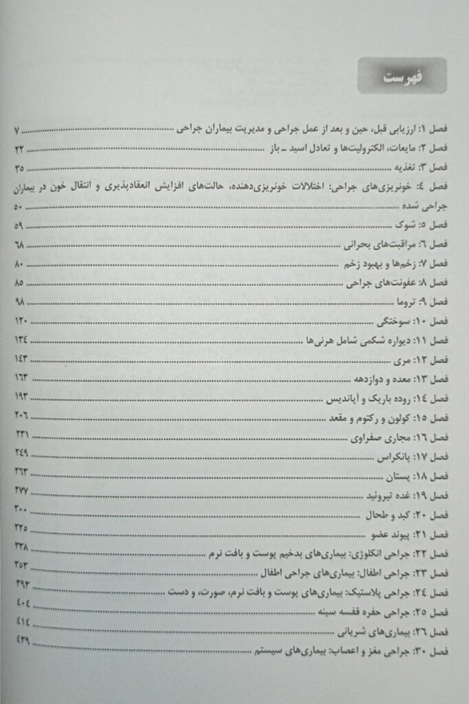 فهرست مقدمه کتاب خلاصه جراحی لارنس | آزمون دستیاری و پره انترنی