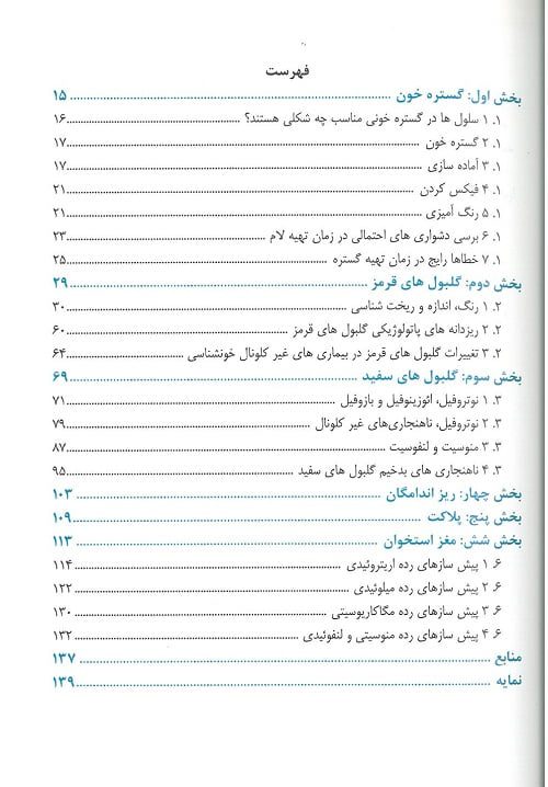 فهرست-کتاب-اطلس-خون-شناسی-دکتر-آبرون-آرتین-طب