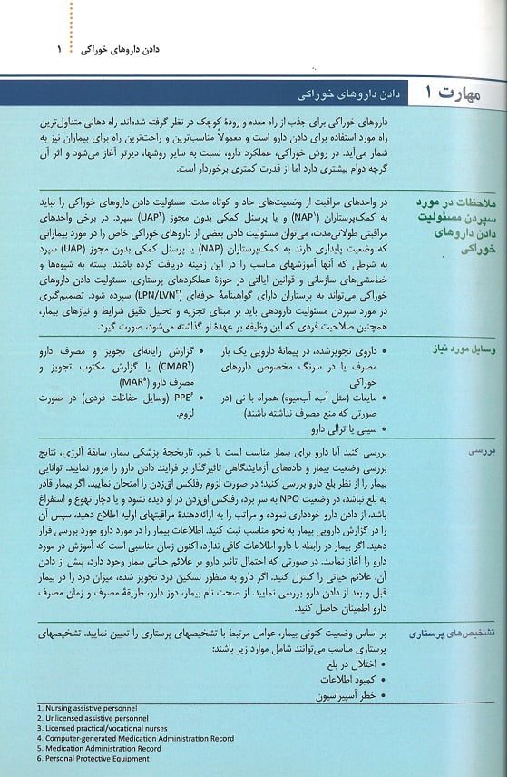 نمونه متن کتاب اطلس تصویری روش های دارو دادن