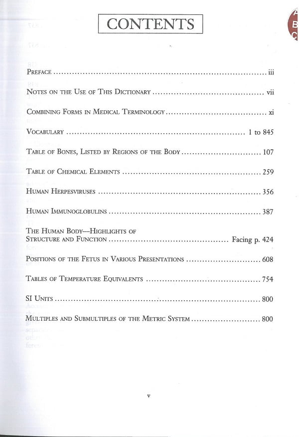 Dorlands Pocket Medical Dictionary 29 Edition - Image 4