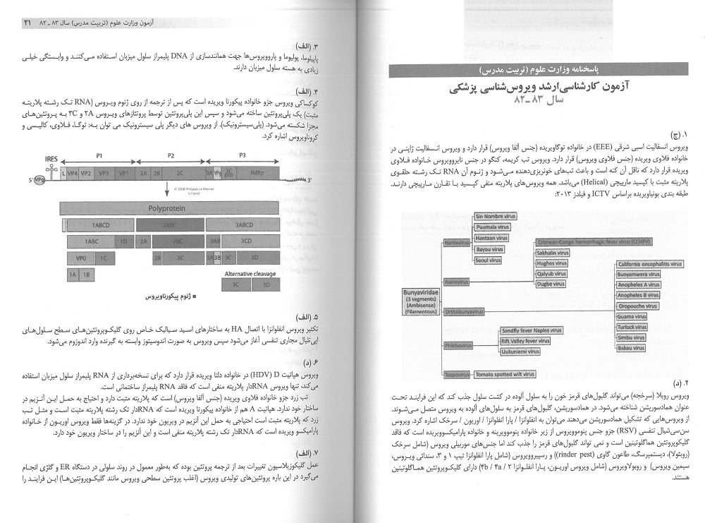 مجموعه آزمون های وزارت بهداشت ویروس شناسی پزشکی 80 تا 93 - تصویر 8