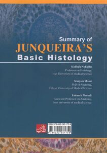 پشت جلد Summary of Junqueira's Basic Histology | 16th Edition - 2021