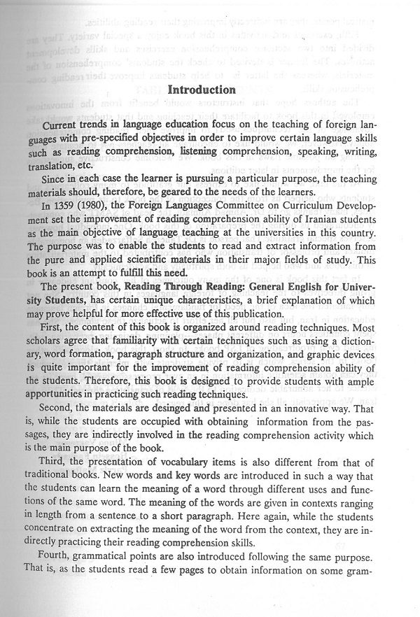 Reading Through Reading 1 | General English For University Students - Image 3