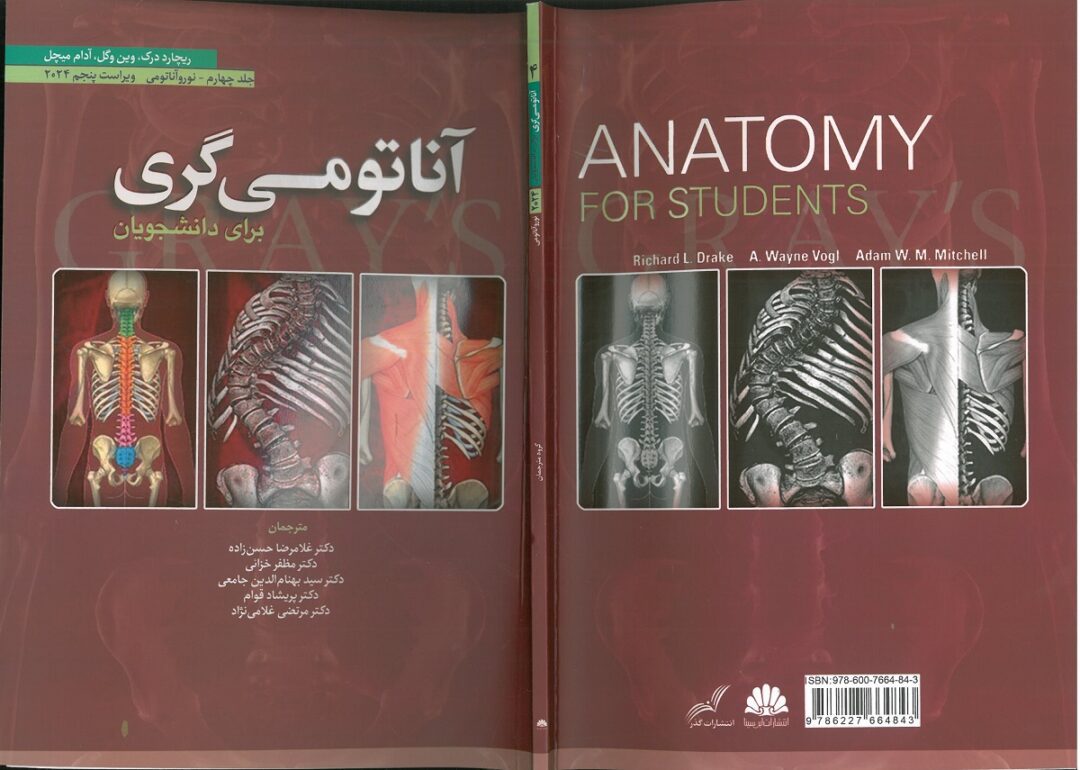 جلد کامل کتاب آناتومی گری جلد چهارم نوروآناتومی ویرایش 2024