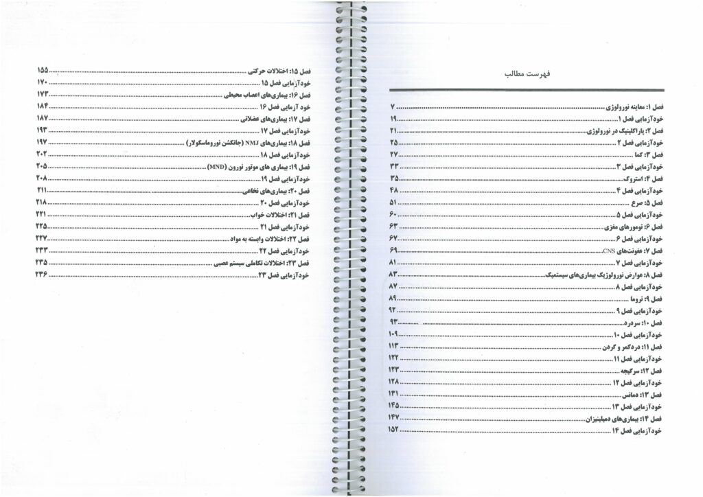 فهرست کتاب درسنامه طلایی نورولوژی | نوآوران دانش ( ماهان )