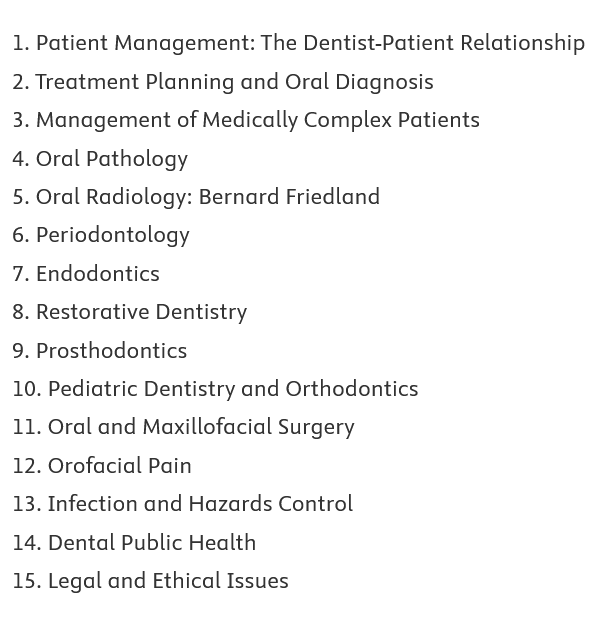Dental secrets Contents - فهرست مطالب کتاب
