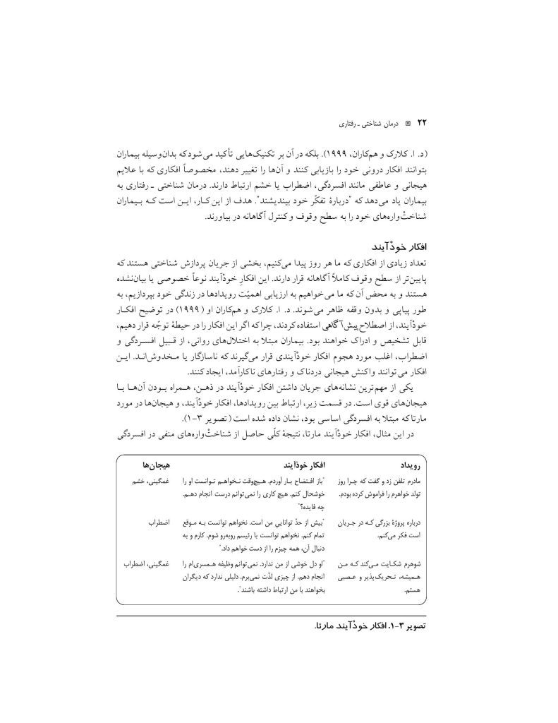 آموزش درمان شناختی- رفتاری (جسی رایت ) - صفحه 19