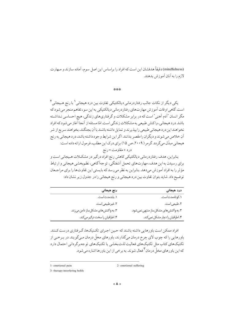 تکنیک های رفتار درمانی دیالکتیکی - صفحه 5
