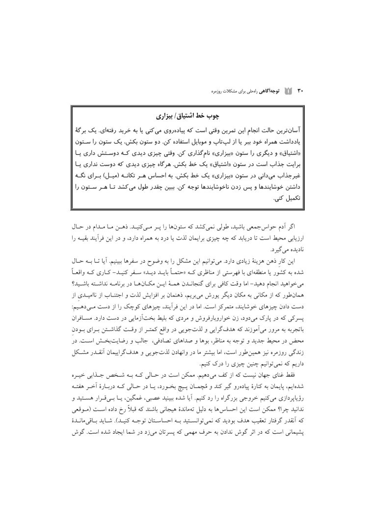 توجهآگاهی راه حلی برای مشکلات روزمره - صفحه 16
