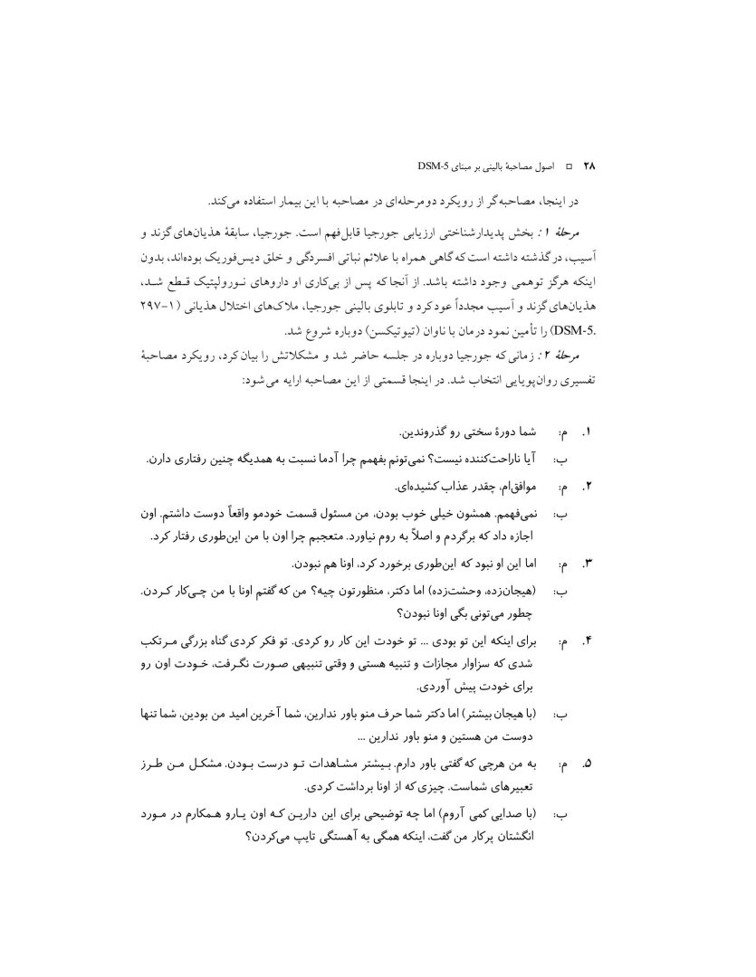 اصول مصاحبه بالینی براساس DSM-5 جلداول: اصول اساسی - صفحه 13