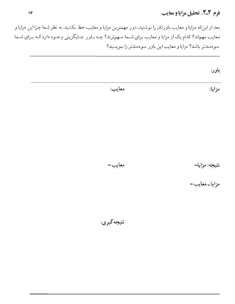 تکنیکهای شناخت درمانی - صفحه 13