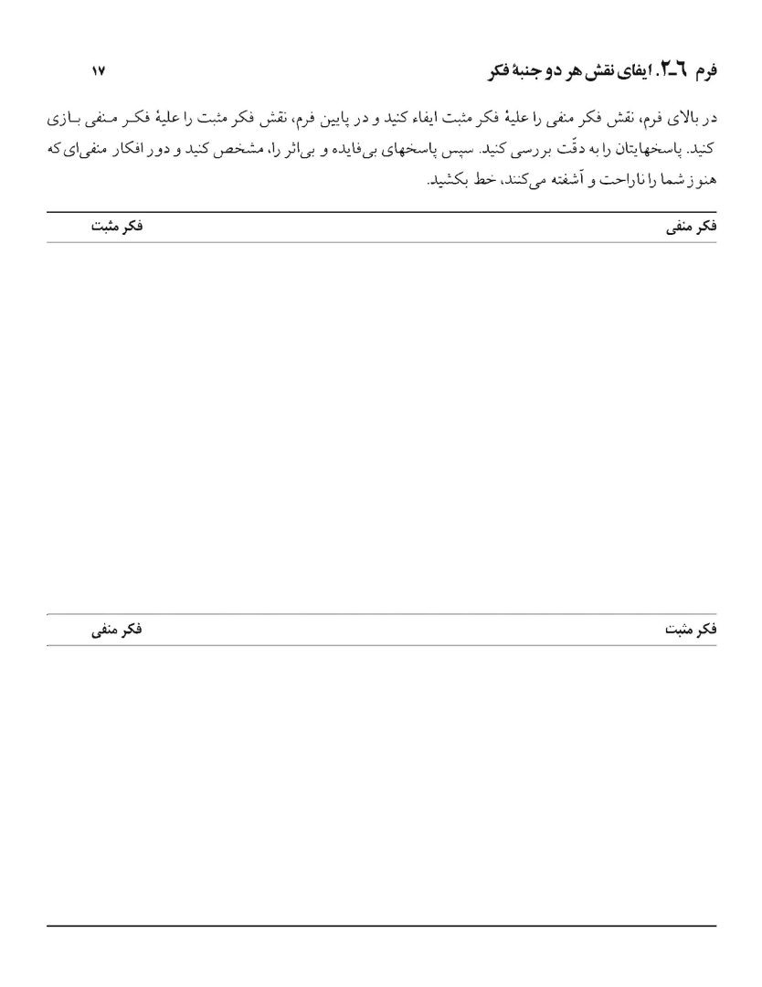 تکنیکهای شناخت درمانی - صفحه 17