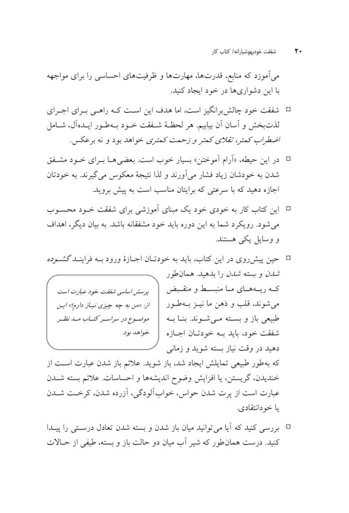 کتاب کار شفقت خودبهوشیارانه - صفحه 17