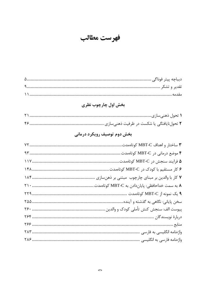 درمان مبتنی بر ذهنی سازی برای کودکان - صفحه 2