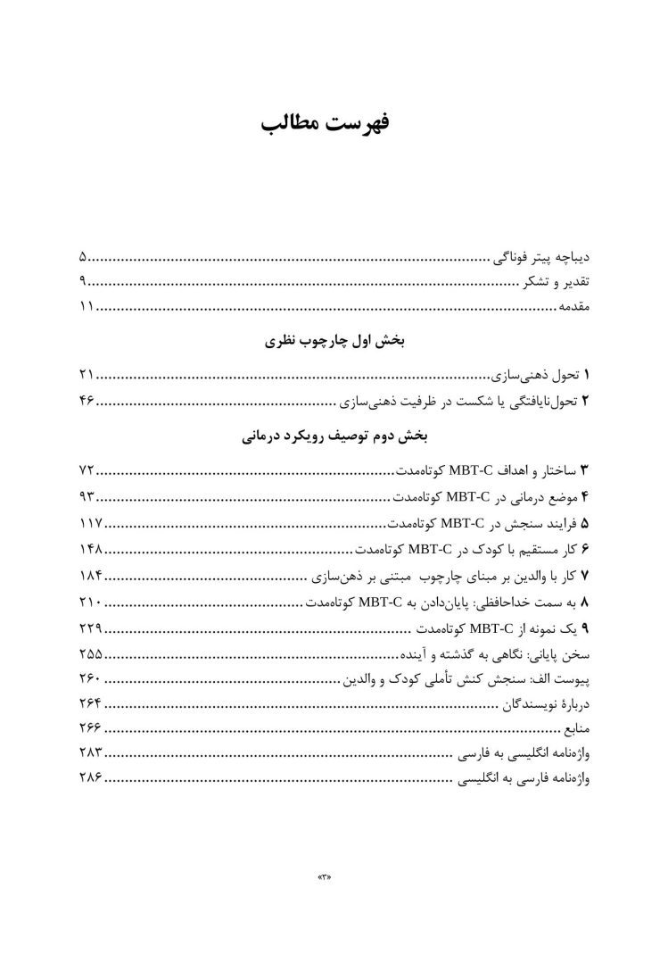 درمان مبتنی بر ذهنی سازی برای کودکان - صفحه 2