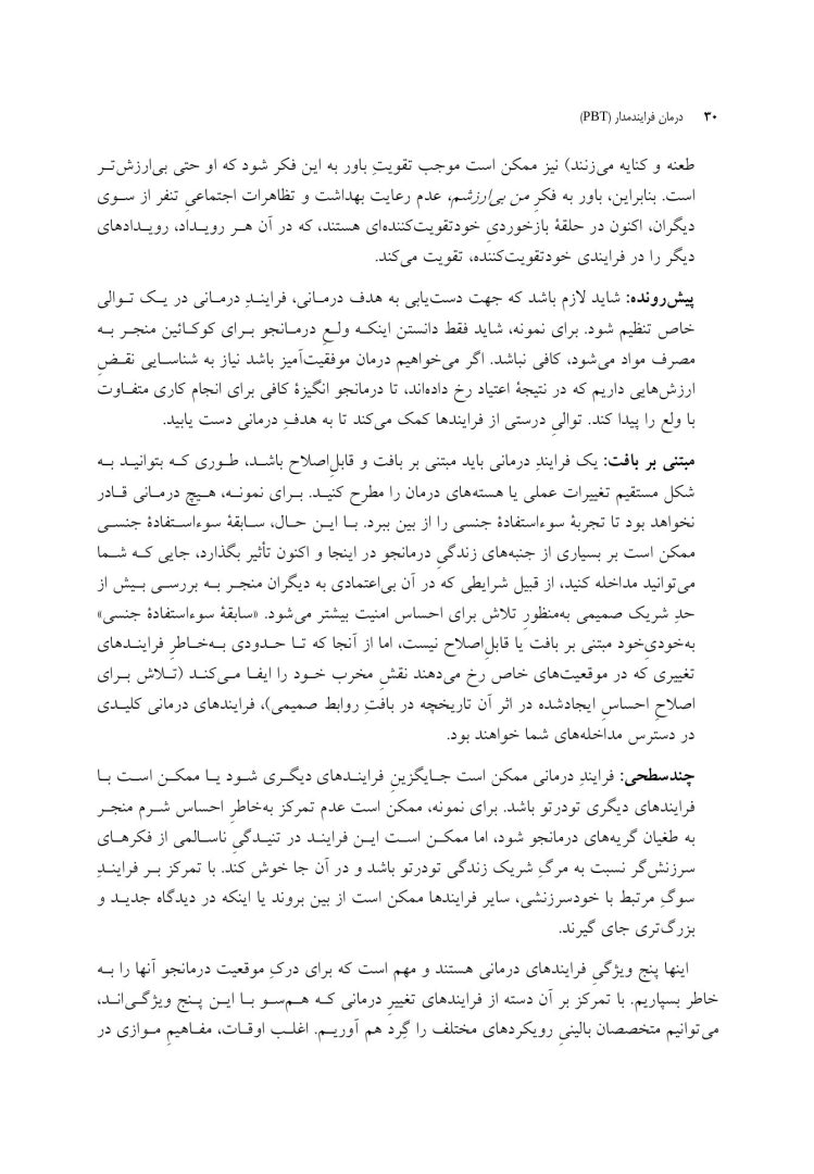 درمان فرایندمدار(PBT) - صفحه 20