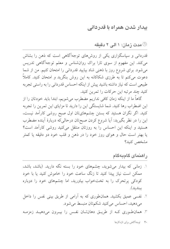 توجه آگاهی برای تازه کارها ده دقیقه در روز - صفحه 16