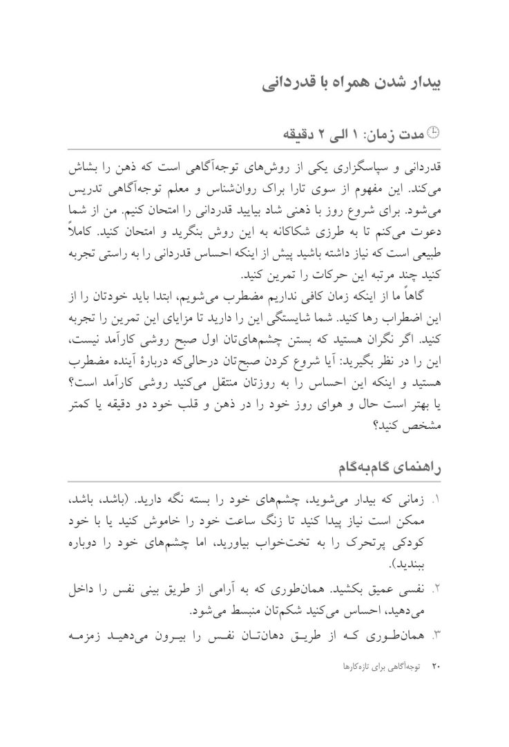 توجه آگاهی برای تازه کارها ده دقیقه در روز - صفحه 16