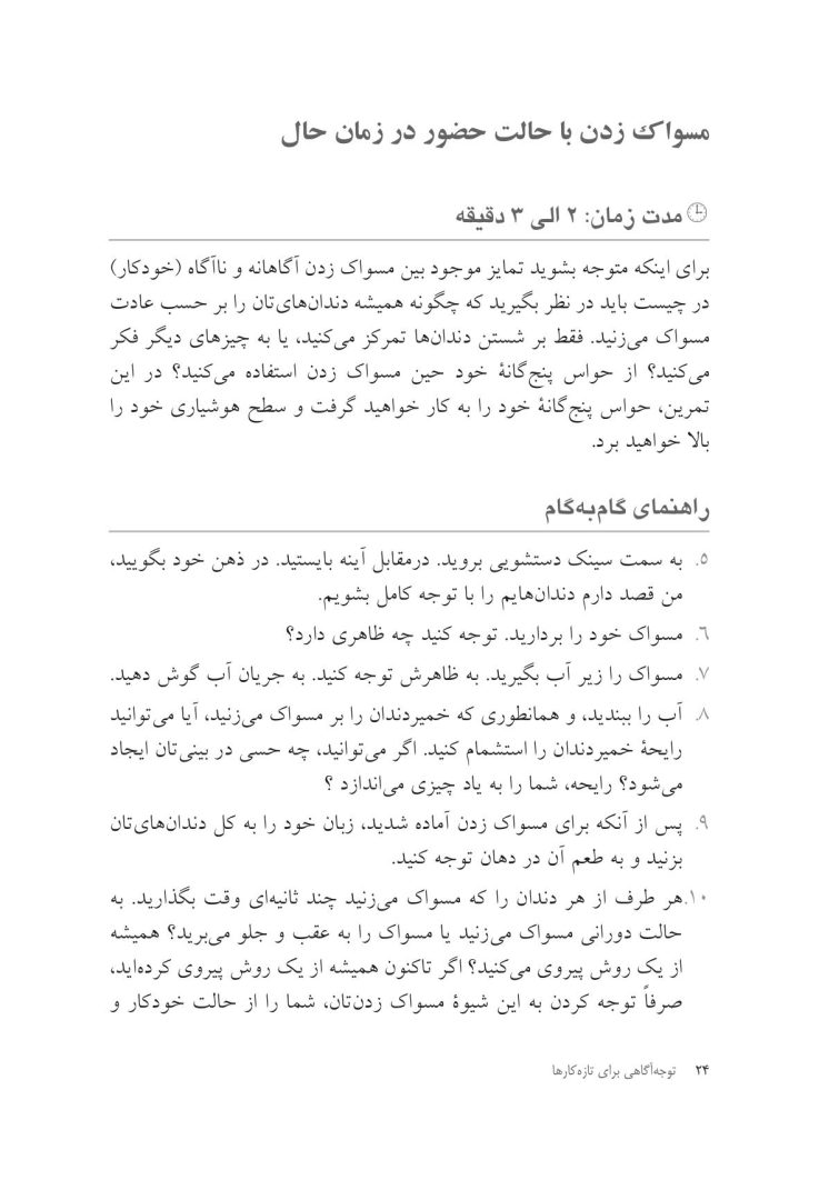 توجه آگاهی برای تازه کارها ده دقیقه در روز - صفحه 20