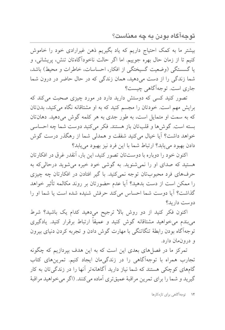 توجه آگاهی برای تازه کارها ده دقیقه در روز - صفحه 8