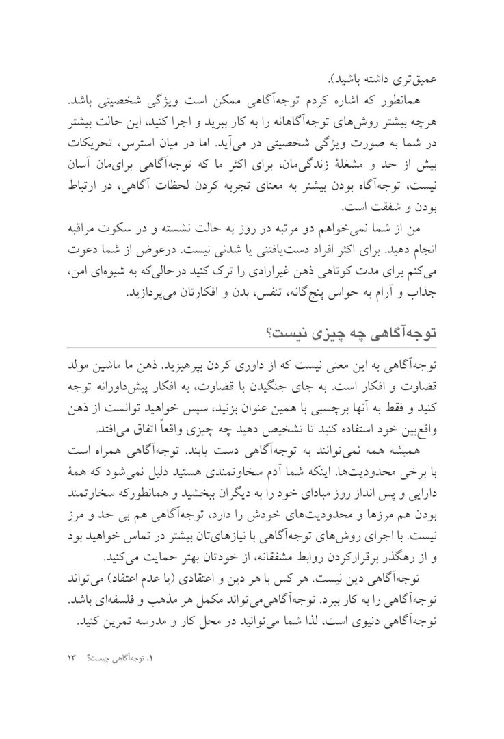توجه آگاهی برای تازه کارها ده دقیقه در روز - صفحه 9