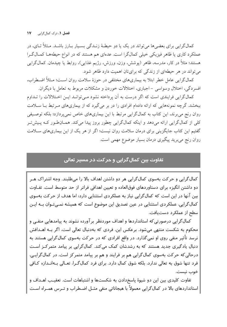 کتاب کار ذهن آگاهی برای کمالگرایی - صفحه 10
