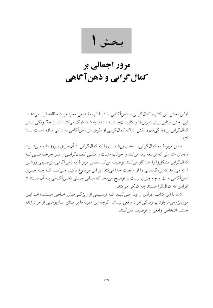 کتاب کار ذهن آگاهی برای کمالگرایی - صفحه 7
